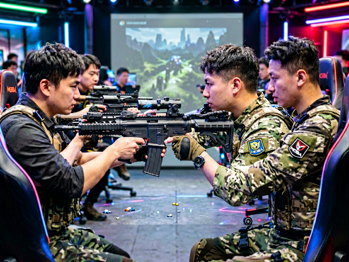FPS射击类电竞项目比赛画面